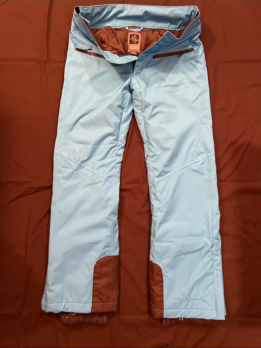 Pulse medium Blue Ski Pants with Black Trim